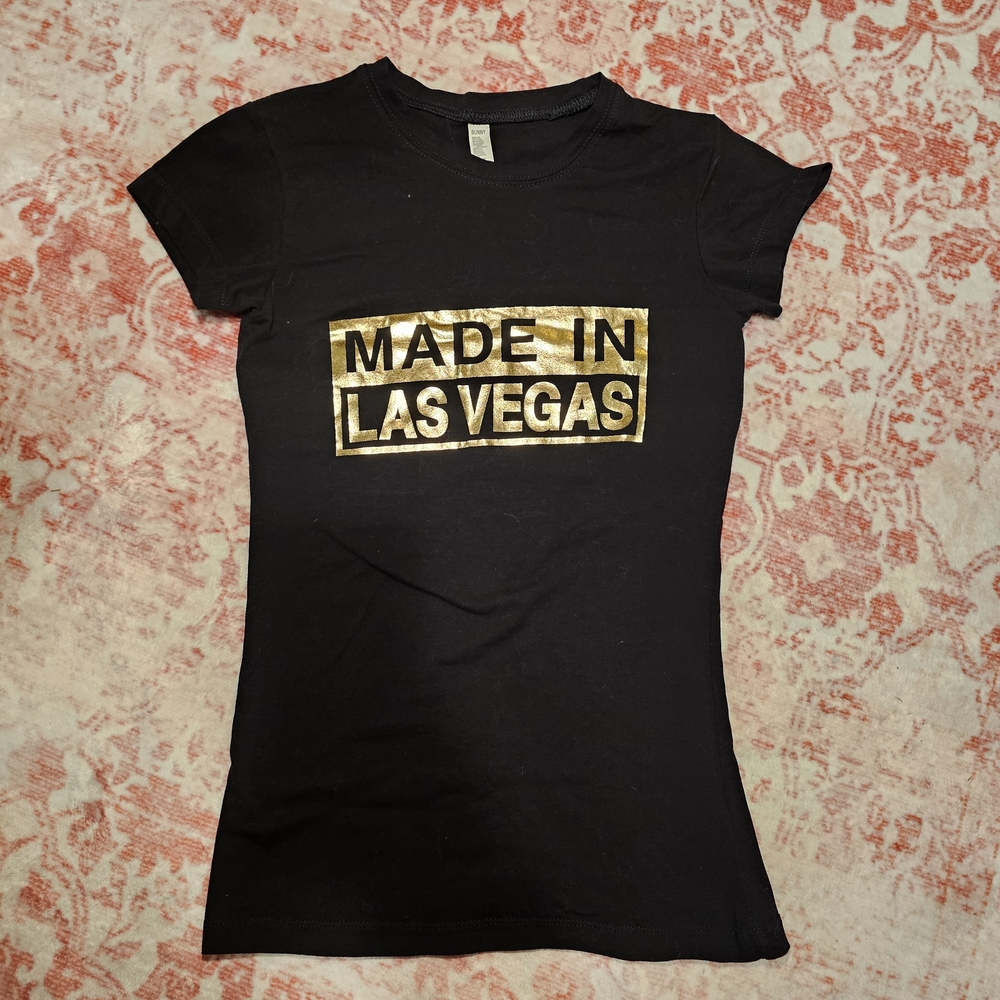 Black 'Made in Las Vegas' Women's Top
